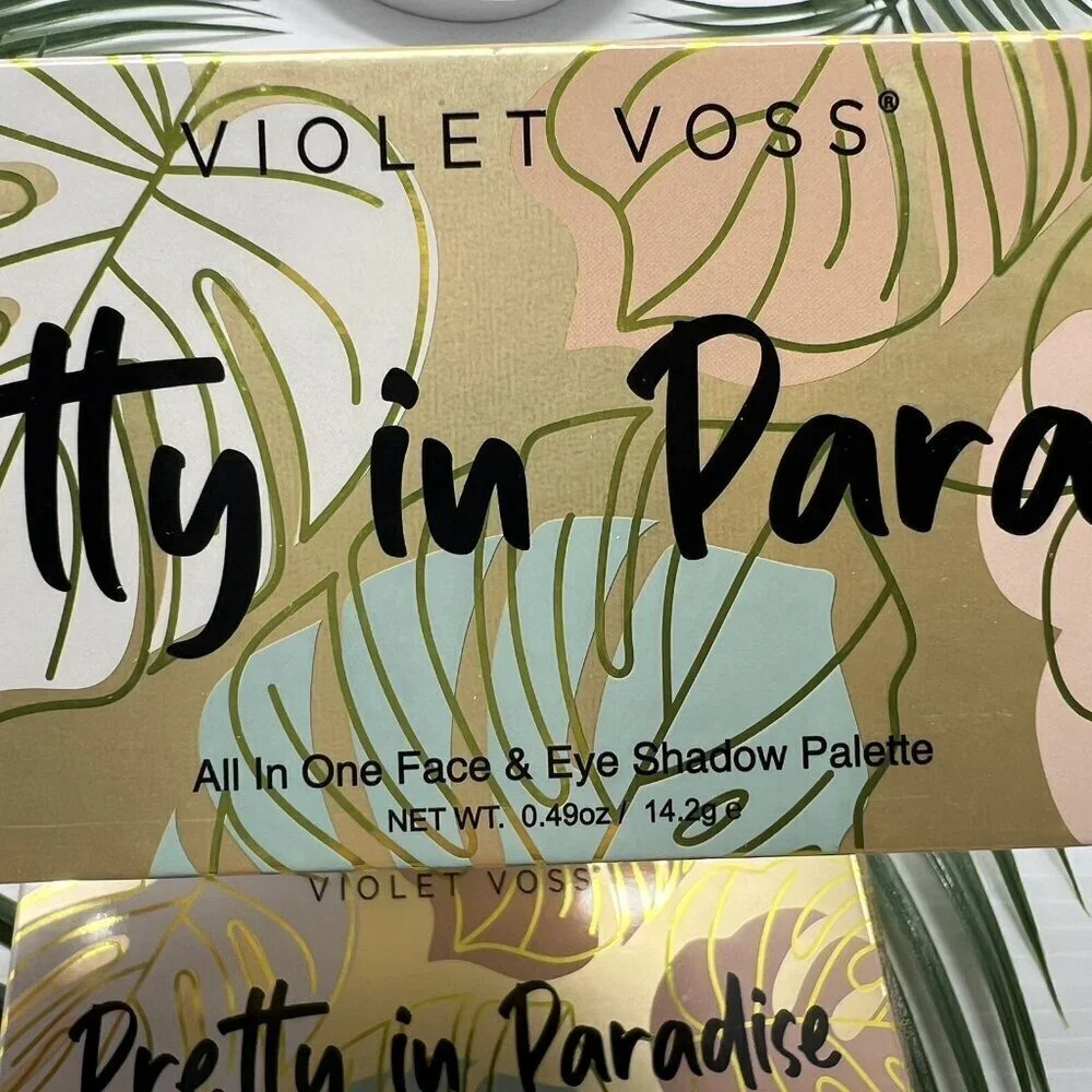 Violet Voss Pretty in Paradise All in One Face & Eye Shadow Palette New In Box